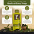 Packets 20 12ml Kasandrinos Organic Extra Virgin Olive Oil Travel x Single Serves Cold-Pressed, Polyphenol Rich, USDA