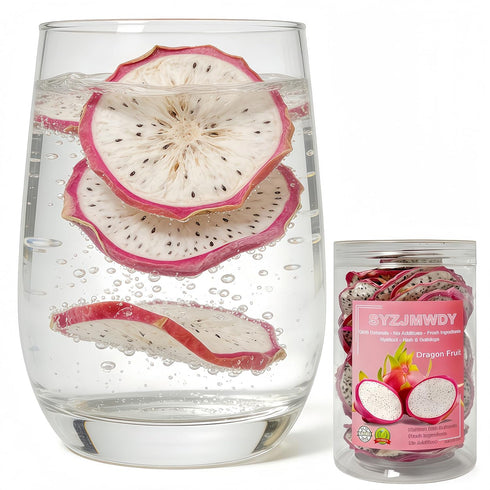 SYZJMWDY 5oz (150g) Premium Drying White Dragon Fruit Chips | Crispy Exotic Fruit Snacks