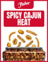 29.5 oz (Pack 4), Fisher Snack Spicy Cajun Trail Mix, of Resealable Jar, Bold & Crunchy Snack Mix with Peanuts, Corn