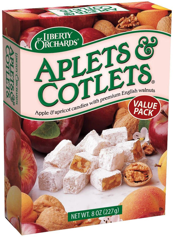 Liberty Orchards, Aplets & Cotlets Value Pack - Vegan, Fruit & Nut