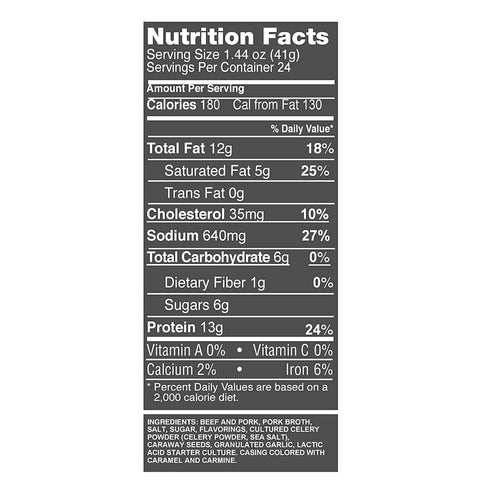 Country 1.44 24 Count Tillamook Smoker Real Hardwood Smoked Sausages, Hunter's Sausage, Ounce