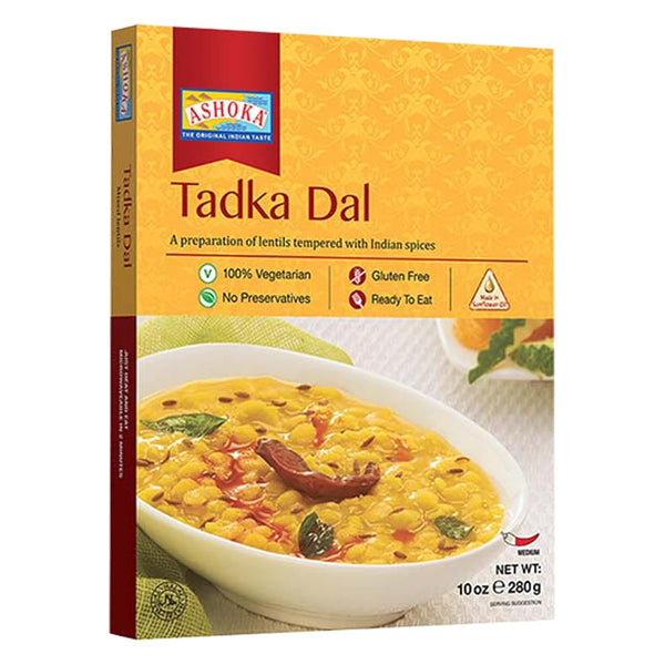 Ashoka Indian Meals 1932, Heat & Serve Vegetarian Lentils, Everyday Dal, All-Natural