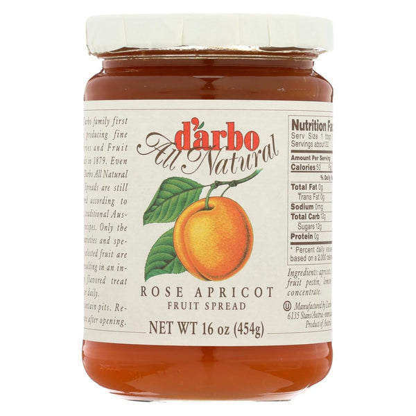 Darbo D'Arbo Rose Apricot Fruit Spread, (Pack of 6)