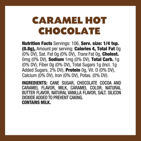 3 (Pack 6) Kernel Season's Popcorn Seasoning, Caramel Hot Chocolate With Real Cocoa, Ounce