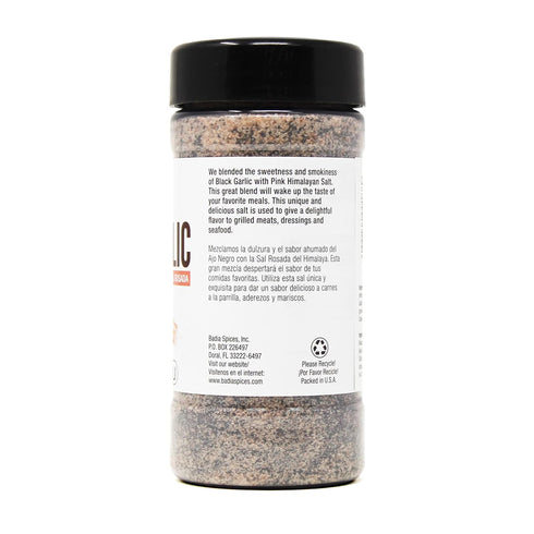 9 oz (Pack 6) Badia Black Garlic Pink Salt