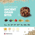 3 Pack, 3 oz, Good Source Snacks Dark Chocolate Bites & Ancient Grains, Sample Variety Cranberry Hemp, Blueberry