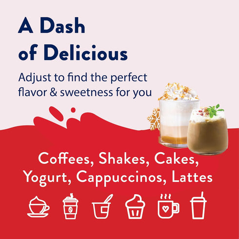 12.7 Oz, 3 Pack Jordan's Skinny Mixes Sugar Free Coffee Syrup, Holiday Trio Coffee Flavoring Syrup, Zero Calorie Drink