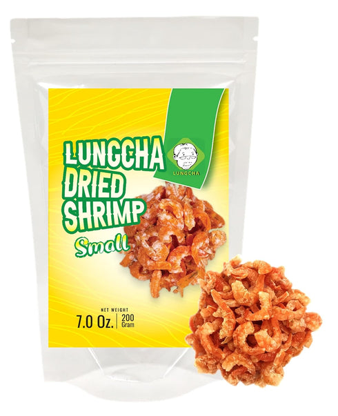 Dried Shrimps with Salt for Asian Cuisine, Fresh Seafood Flavor or Snack, Sun Dried (200)