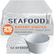 SAVORY CHOICE Seafood Broth Concentrate bundle with Bouillon Cup, 25 Packets (12g)