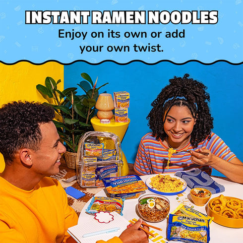 3 Oz, 24 Count Maruchan Ramen Less Sodium Beef, Instant Ramen Noodles, Ready to Eat Meals