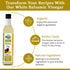 16.9 Oz (Pack 1) De La Rosa Organic White Balsamic Vinegar, Kosher for Passover, Vegan & Gluten-Free, Great for Salad