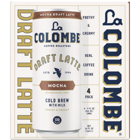 4 Count, 36 Oz La Colombe, Latte Draft Mocha Fl