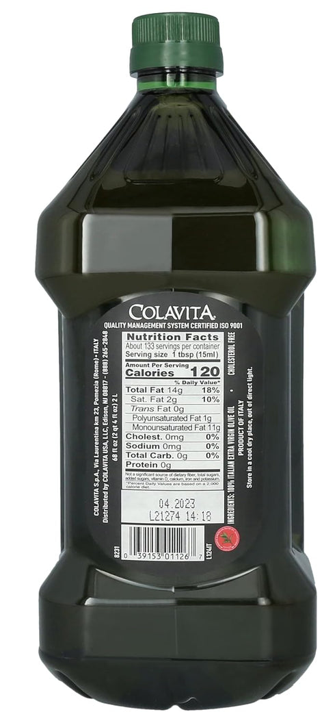 68 oz. (2 Colavita Premium Italian Extra Virgin Olive Oil, fl. Liters) Jug