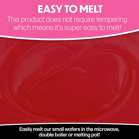 5 Sweet Shoppe Cardinal Red Melting Wafers, pounds