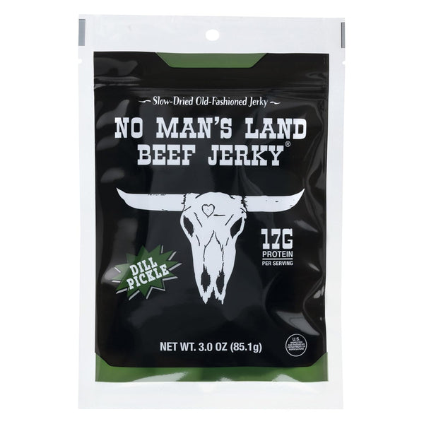 No Man's Land Beef Jerky | Slow-Dried Jerky | High Protein, Low