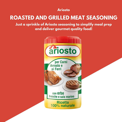 Ariosto 2.8 1 Pack Meat Seasoning, Roasted and Grilled, Ounce, by