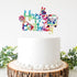 Groovy 60's Tie Dye Happy Birthday Cake Topper - 60's Birthday Party Cake Decoration