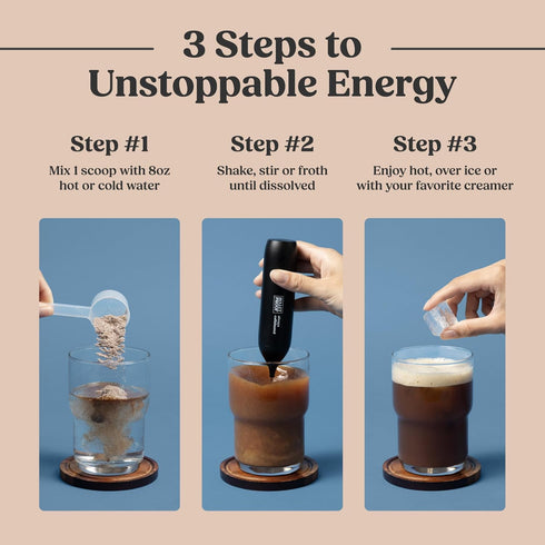 5g 38 Bulletproof Coffee + Creatine Instant Coffee, Micronized Creatine Monohydrate with Electrolytes & MCT Oil, Clean