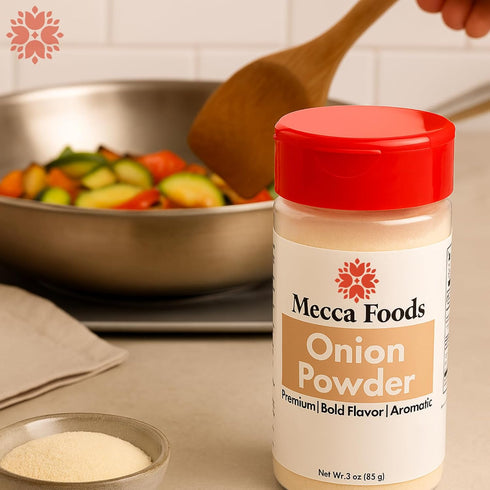 3oz 100% Onion Powder - Pure Ground Dehydrated Onion, No Fillers, Non-GMO All-Purpose Cooking Spice for BBQ, Meat