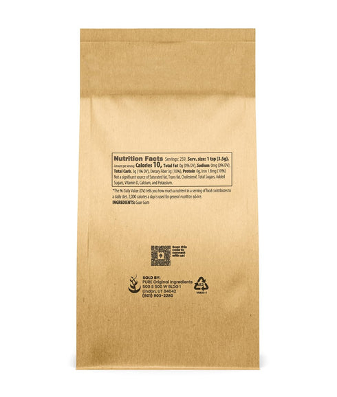 2 lb Pure Original Ingredients Hot Chocolate Bundle, Guar Gum & Cocoa Powder, Each