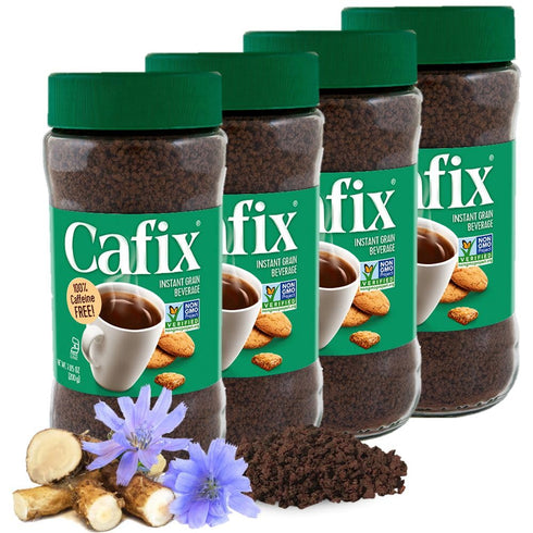 Cafix All Natural Instant Chicory Coffee Alternative, Great-Tasting, Rich and Bold, Zero
