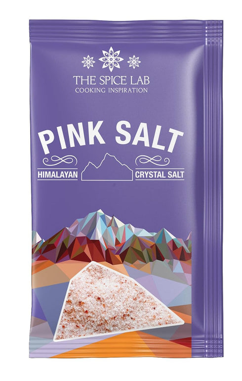 100 Packets The Spice Lab Himalayan Pink Salt Individual - Gourmet Fine - Kosher Certified - For Restaurants, Hotels
