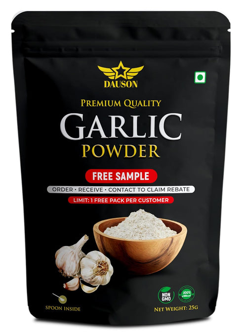 100% Pure Garlic Powder (0.88 oz) | Finely Ground Garlic Seasoning, Natural