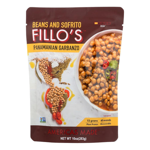 Fillo's Panamain Garbanzo Beans - Ready to Eat, Gluten Free and Preservative