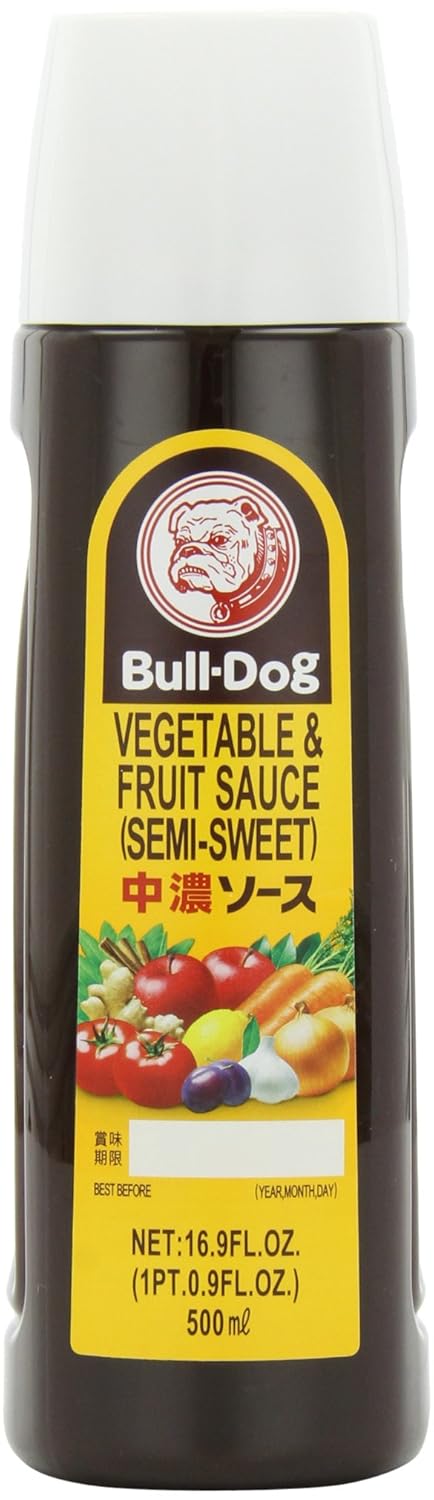 Bull-Dog , Vegetable & Fruit Sauce, 16.9-Ounce Units (Pack of 4)