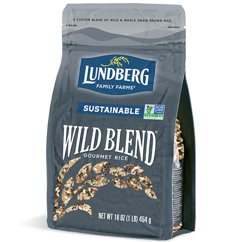 Lundberg Wild Blend Rice Long-Grain Brown, Sweet Brown, Red & Black Rice,