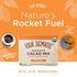10 Packets Four Sigmatic Boost Mushroom Cacao | Organic Instant Cacao with Cordyceps & Ginger | Supports Stamina