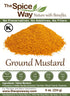 The Spice Way Ground Yellow Mustard Seed, 8 oz