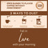Set (72 Pack, Whole30 Coffee Dust Flavoring Powder, Sampler Servings) Healthy Coffee Dusting Flavor Variety All Natural
