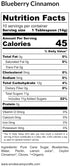 5 oz Smoke Camp Crafts Blueberry Cinnamon Jam - Jar - Craft, Gourmet, Unusual Jams & Jellies Made in West Virginia, USA
