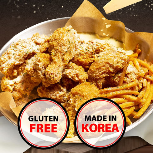 2.2 LB (1kg), 1 pack Foodrella Korean Taste Crispy Fried Chicken Cheese Seasoning Mix, Frying Powder Mix, Product