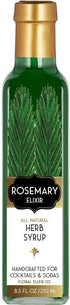 Floral Elixir Co. - All Natural HERB Syrup for Cocktails & Sodas, 8.5 oz (Rosemary)