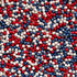 Happy Minds Patriotic Sensory Bin Filler (4 cups) | Red, White, and Blue Chickpeas