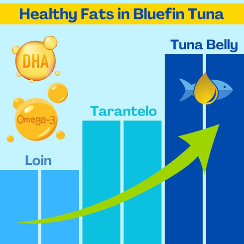 4.23 oz (120g) (2-pack) Yellowfin Tuna Belly in Olive Oil - | Premium Gourmet Tuna by HERPAC