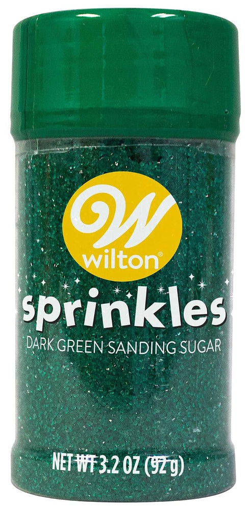 Wilton Sugar Sprinkles 3.25oz-Dark Green
