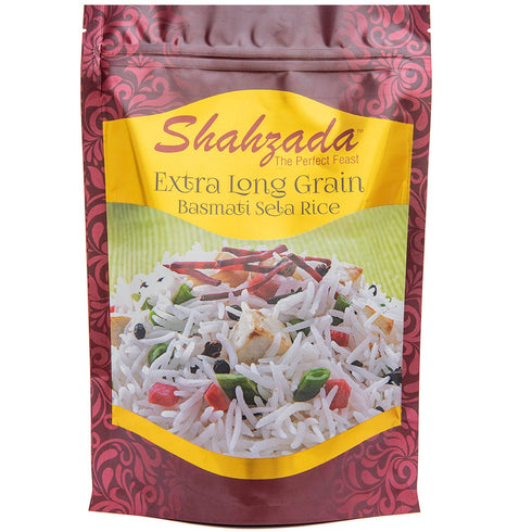 Shahzada Basmati Sela Rice (02 Lbs.) Extra Long Grain, Slender, Sturdy and