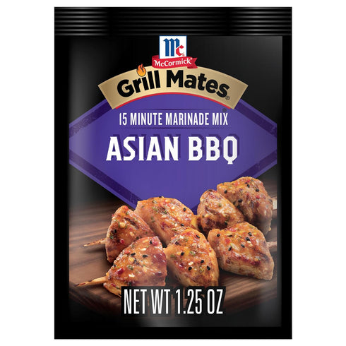 15 1.25 oz (Pack 12) McCormick Grill Mates Marinade Mix, Asian BBQ, Korean-Inspired, Minute Marinade for Chicken