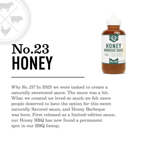 (15 oz, 2-pack) Lillie's Q - Honey BBQ Sauce, Gluten-Free, Non-GMO, No Preservatives, Gourmet Sweet BBQ Flavor