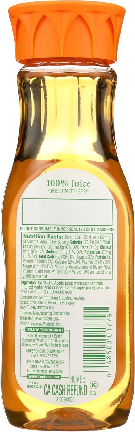 12 Oz Tropicana, Juice Apple, Fl