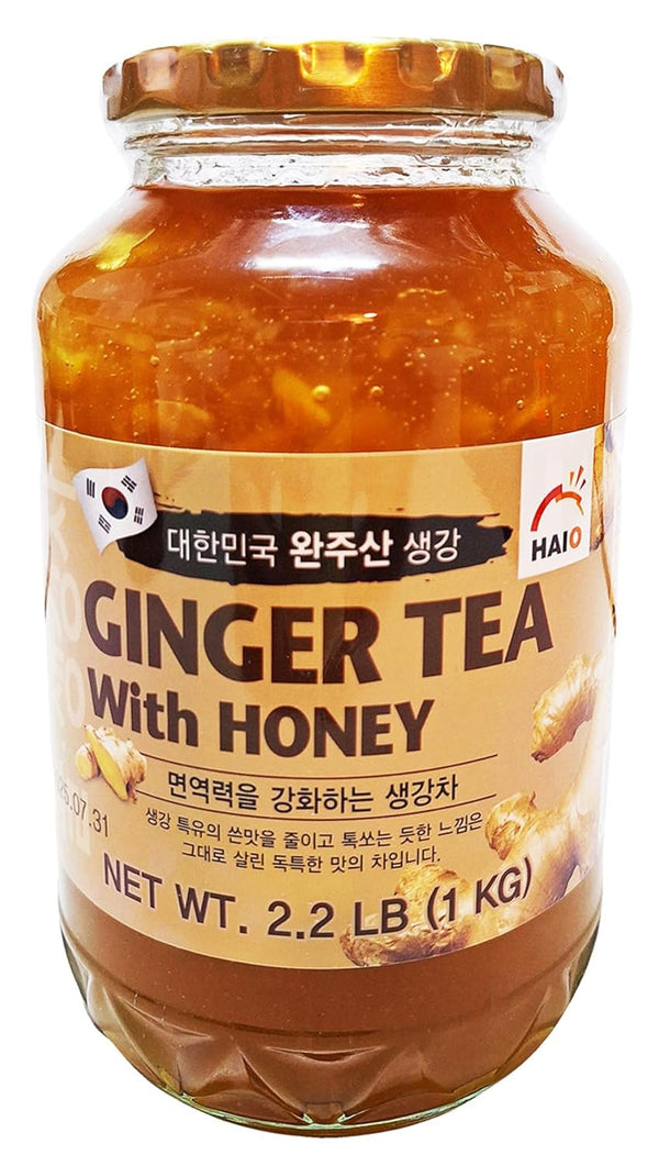 HAIO Ginger Tea With Honey - Korean Herbal Tea, 2.2 lb (1