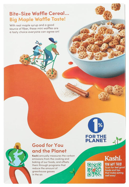 Generic 12.7 Oz Pack 3 Cold Breakfast Cereal - Maple Waffle Bites byKashi - USDA Organic - Non GMO - Whole Grains
