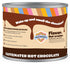 12 Crazy Cups Caffeinated Molten Chocolate Souffle Hot Cocoa Mix - Premium Coffee Substitute, Ounce Canister for Bulk