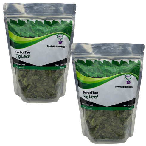 3.5 oz (100 2 Pack, 132 100% 2 Fig Leaf Tea, Hoja de Higo, Quiere Te, grams), Up to Cups, Crushed Fig Leaf Tea, Loose