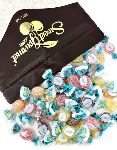 1 SweetGourmet Sugar-Free Italian Assorted Fruit Jellies | Individually Wrapped | Pound