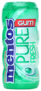 Mentos Pure Fresh Sugar-Free Chewing Gum with Xylitol, Spearmint, 15 Piece Bottle