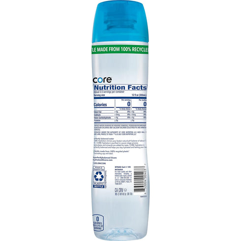 30.4 oz Core Hydration Perfectly Balanced Water, fl bottle